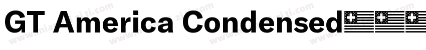 GT America Condensed字体转换